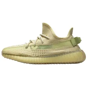Adidas Originals Yeezy Boost 350 V2 Low-Top Closed Athletic Trainer - Unisex Casual Footwear, Soft Comfort, Slip-Resistant Walking Shoes, House White Official Maison Mihara Design