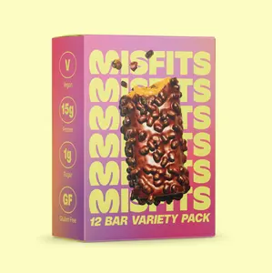 Misfits Health Best Sellers Gluten Free Variety Pack 12 Bar