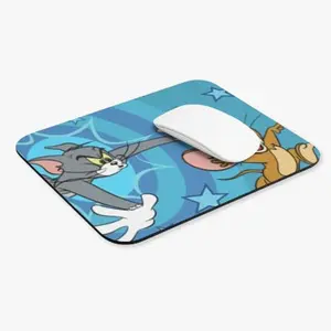 Cat & mouse Inspired Mouse Pad – Cute Cartoon Desk Mat