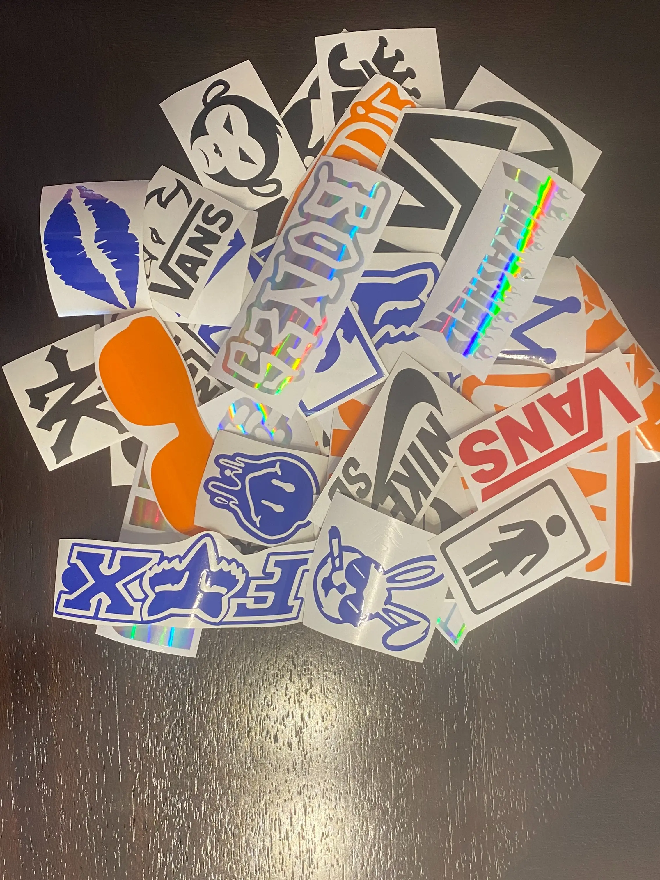 Skateboarding Stickers Cool Look Waterproof Multi-Size Decals for Laptop Water Bottle Teens Sports Outdoor Accessories