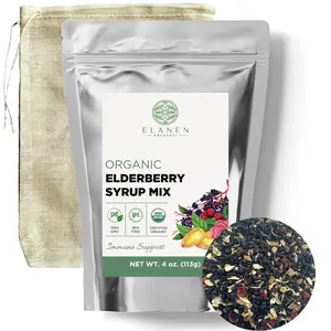 Elderberry Syrup Kit, USDA Certified Organic, Makes up to 24 oz. Homemade Syrup