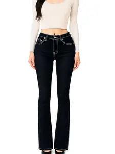 Instant Hourglass Hip-Enhancing Jeans | Built-in Invisible Pads for Hip Dips