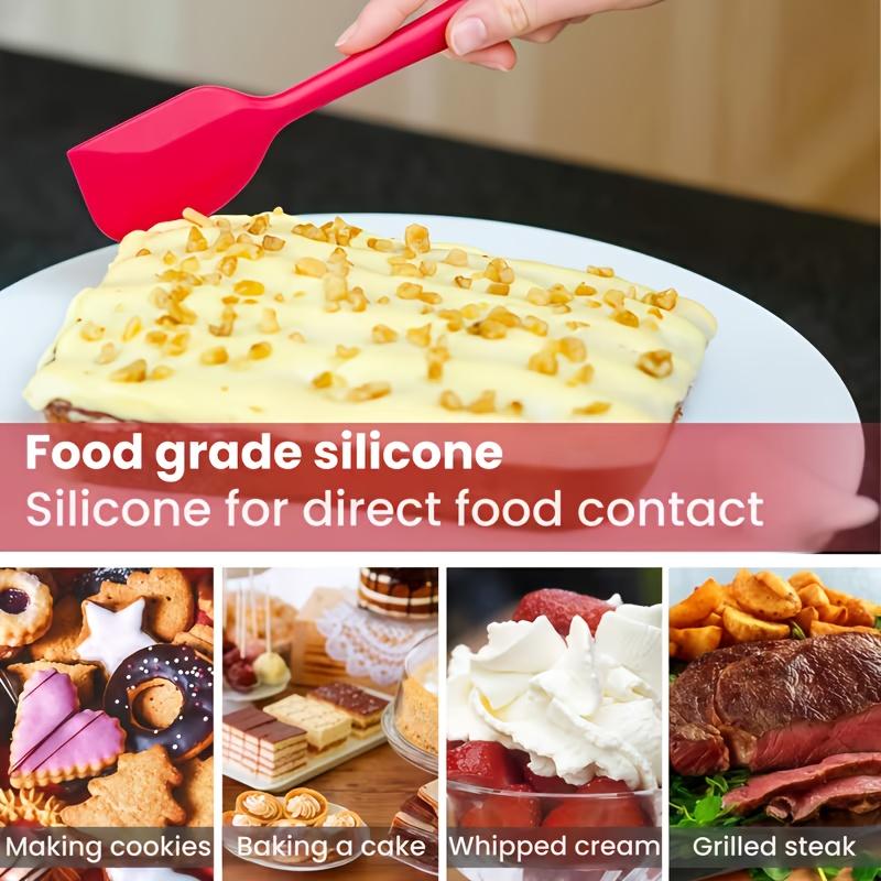 6pcs FOOD-GRADE SILICONE Baking and Cooking Tool Set - High-Temperature Resistant Spatula and Brush Combo, Easy-to-Clean Multifunctional Kitchen Utensils,