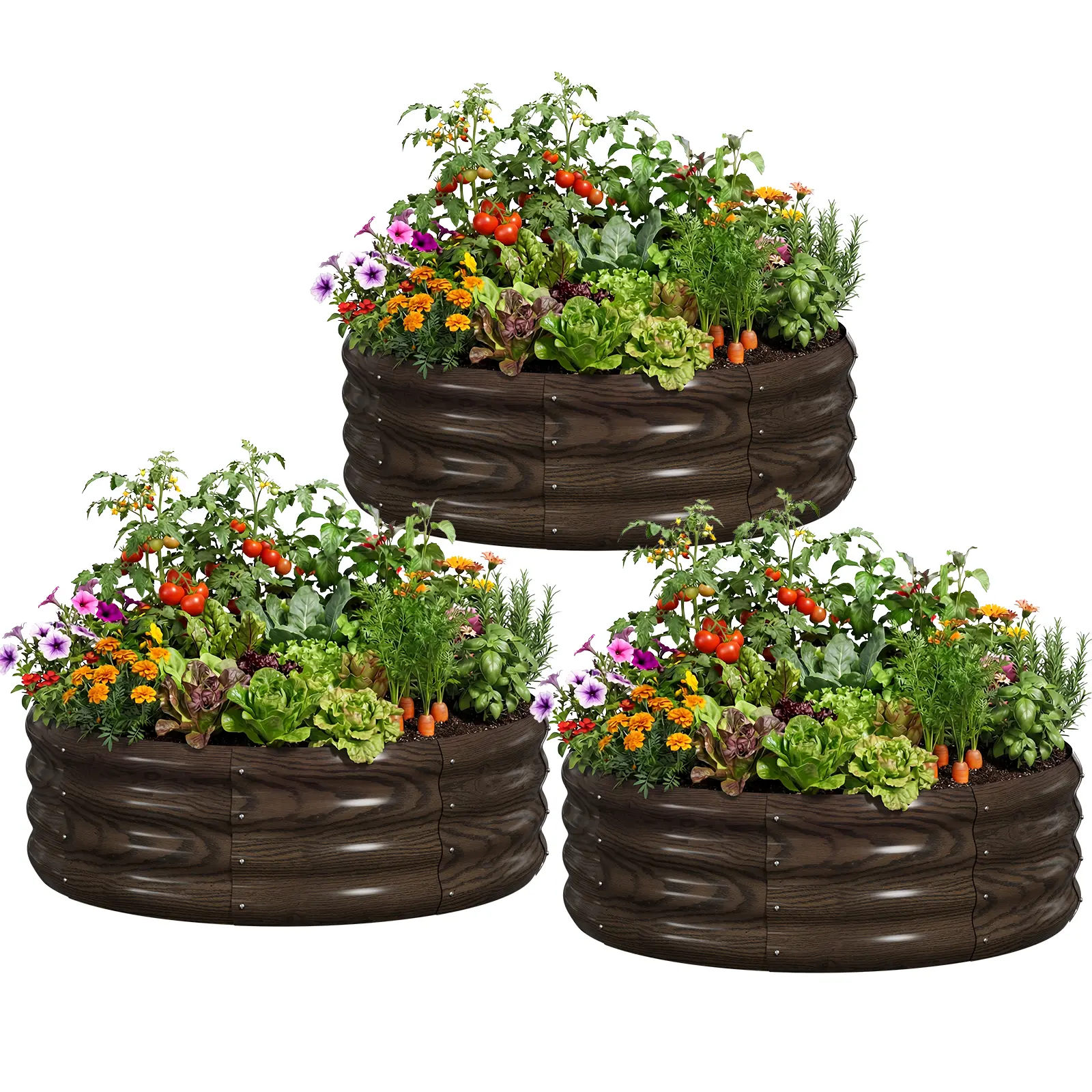 WoodGrain - 35.5" × 12"(without Cages)