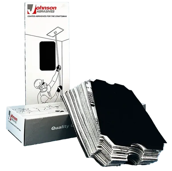 Johnson Abrasives Drywall Paper Sanding Sheets (100 pack) | SMOOTH-KUT