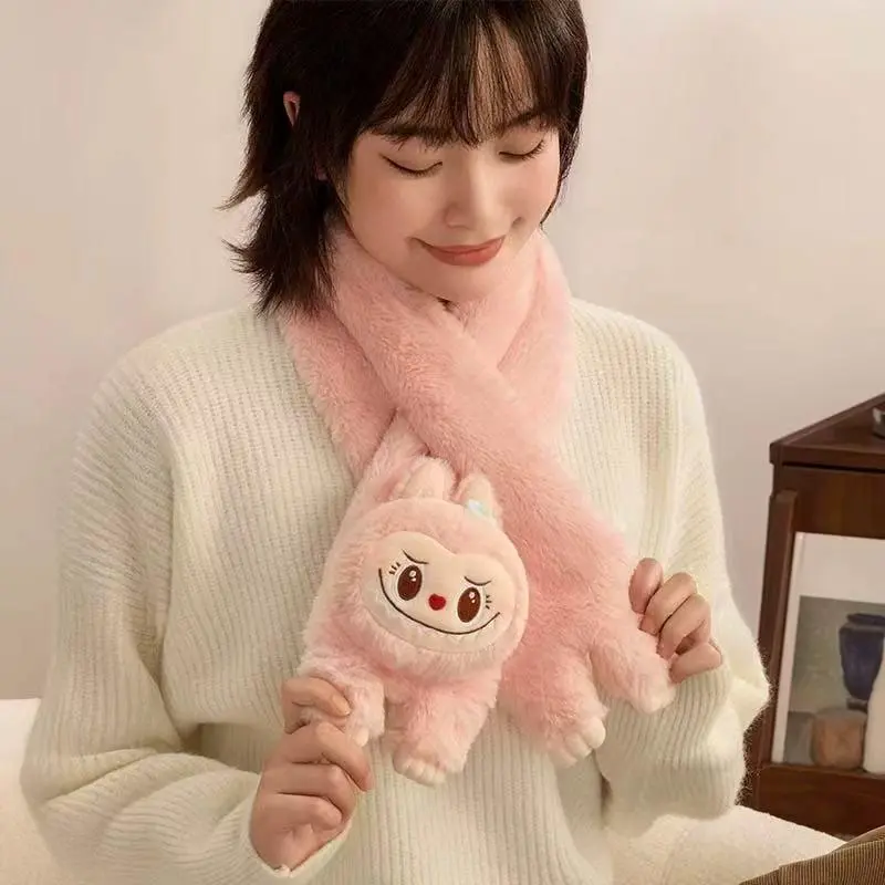 Popland Warm Fluffy Holiday Series MOKOKO Plush Scarf