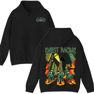 Fashion Toxic Ghost Racing Gotham Hoodie, Streetwear Hoodie, Ghost Riders in Gotham City Design, Gift For Men, Him, Husband Top Menswear Womenswear