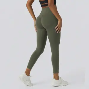 Outfits Women's Yoga Belly Tightening Buttocks Nude Gym Compression Workout Pink Active Hight Wasited Pocket Pants Breathable Nine-point Brushing Stretch Sports Leggings Day Gift Comfortable Fit Two-pice Set Fitness Clothes Running Gym Wear Yoga Tracksuit