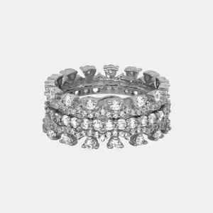 【275】Cubic Ziconia Lace Combination Ring