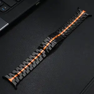 Stainless Steel Watch Band, Fashionable Watch Band for Samsung Galaxy Watch 7 Ultra 47mm, Smart Watch Accessories for Men