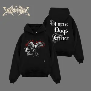 [K99YoungBoy] Three Days Grace Man's Vintage T-Shirt & Hoodie 90s Graphic Tee Grunge Aesthetic Classic Rock Merchandise for Fans