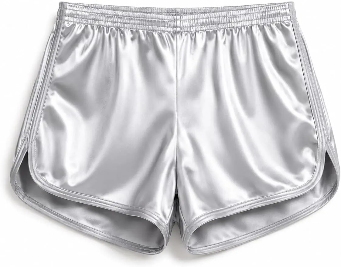 DOLGIEJ Collective Women's Satin Track Shorts