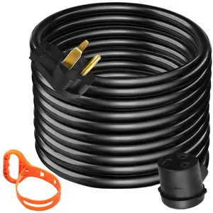 VEVOR Welder Extension Cord 40Amp 25ft 250V, Welding Power Cord with NEMA 6-50 Plug 8 Gauge 3 Prong for MIG,Lincoln,Plasma,Miller,TIG