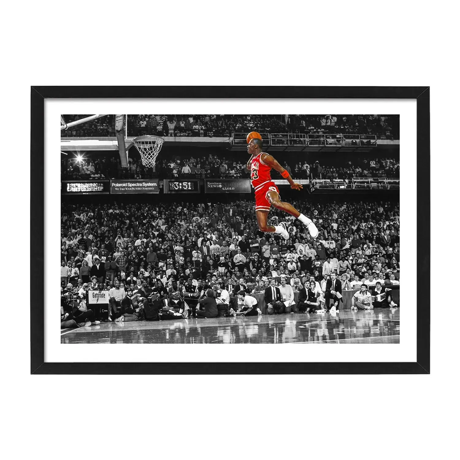 Michael Jordan '1988 Slam Dunk Contest' Photo Poster Michael Jordan '1988 Slam Dunk Contest' Photo Poster