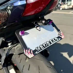"Know Your Place" JJK Motorcycle License Plate Frame "Know Your Place" JJK Motorcycle License Plate Frame