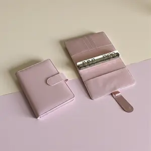 Light Pink A6 PU Leather Binders