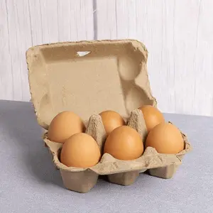 Egg Carton, 10pcs Egg Tray, Egg Carton Paper, Egg Packaging Box, Kitchen Storage & Organization, Kitchen Accessories