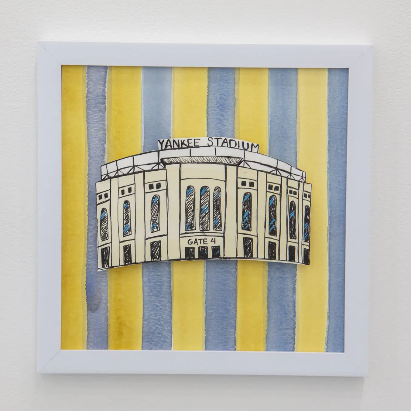ORIGINAL: NY Yankee Stadium Stripe Artwork