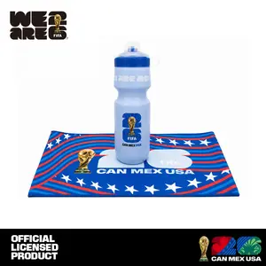 The Ultimate Official FIFA World Cup 2026 24oz Squeeze Water Bottle and Sports Towel Sportshaker-Lightweight,Convenient Sport Kit summervibes