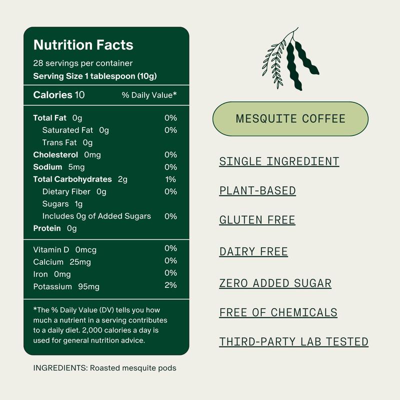 Kamana Mesquite Superfood Coffee Alternative (10oz) Beverage Flavor