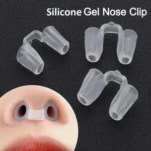 5pcs Adjustable Clear Nose Shaping Clip - Comfortable & Durable Nostril Support for Improved Breathing, Snoring Relief, and Nasal Congestion, Alcohol-Free, Battery-Free, Snoring Device, Minimalist Design, Smooth Surface