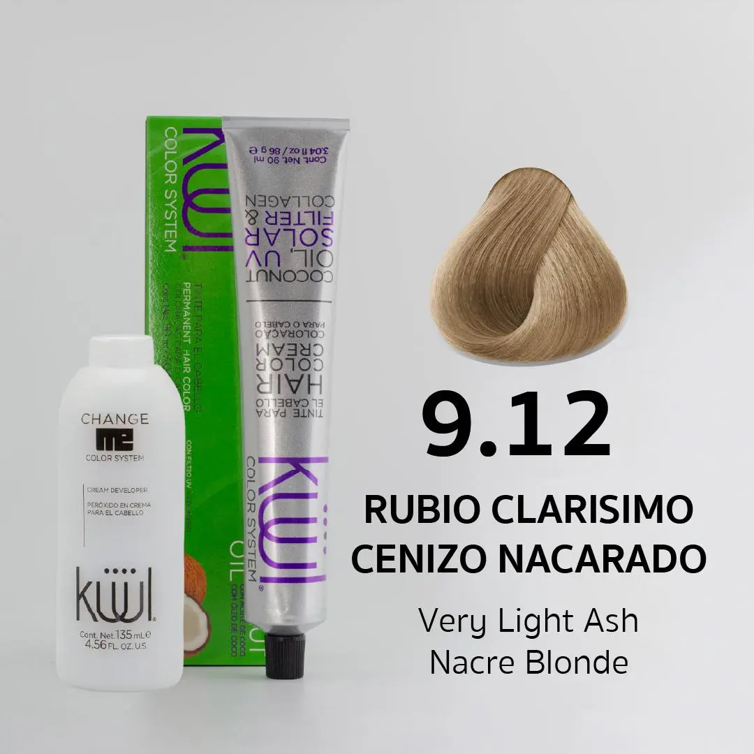 9.12	Very Light Ash Nacre Blonde