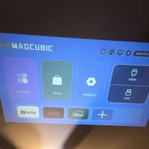 [US warehouse] Magcubic HY300Pro Projector 290ANSI Dual WiFi6 8K 4K Decode Auto Keystone Correction Wireless BT5.4 130"Screen 1280*720P Built-in Speaker Allwinner H726 180° Rotatable Mini Portable Home Cinema Outdoor Audio Gift