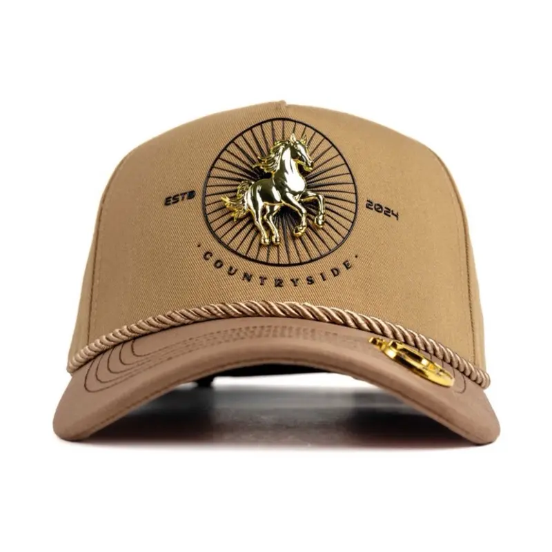 Cap “Horse, Country Side”, Beige, “The King Ranch”.