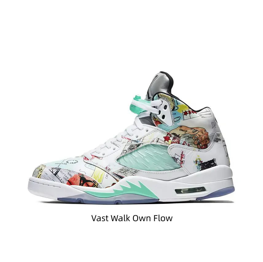 Casual Graffiti Culture Training Running Shoes - Bold Lines, Bolder Statements, Collectible Sports Footwear