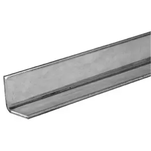 212 MAIN Boltmaster 11100 Galvanized Steel Angle - 1.25 x 36 in. Solid Metal Angle Shape Corner Guard