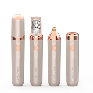 Conduroma Epilator for Women, 3 in 1 Facial Hair Removal eyebrow trimmer , Hair Removal for Women Legs/Face/Bikini/Arms,Womens Electric Shaver, Cordless Body Shaver, Multifunctional Hair Shaver