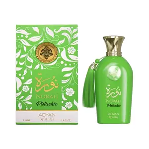 Adyan Norah Pistachio Eau De Parfum For Women 100Ml 3.4Oz - Original Fragrance From Dubai with Top notes of Pistachio, Ice Cream and Bergamot - Best Alternative For Yum Pistachio