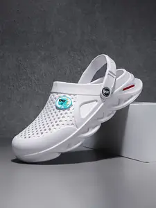 Men's Cartoon Pattern Two-Wear Sandals, Summer Versatile Comfort Shoes, Weekend Adventure Fashion Sandals, Beach Hole-In-One Sandals