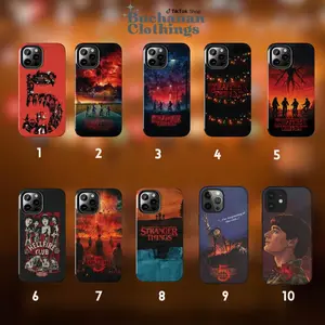 New Strangerr Thiings Tough Phone Case Command Cover for iPhone 14 Plus 13 Pro Max 12 11 For Fan Movie Merch Christmas Gift For Her