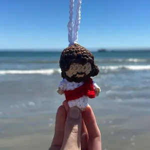 Jesus car charm