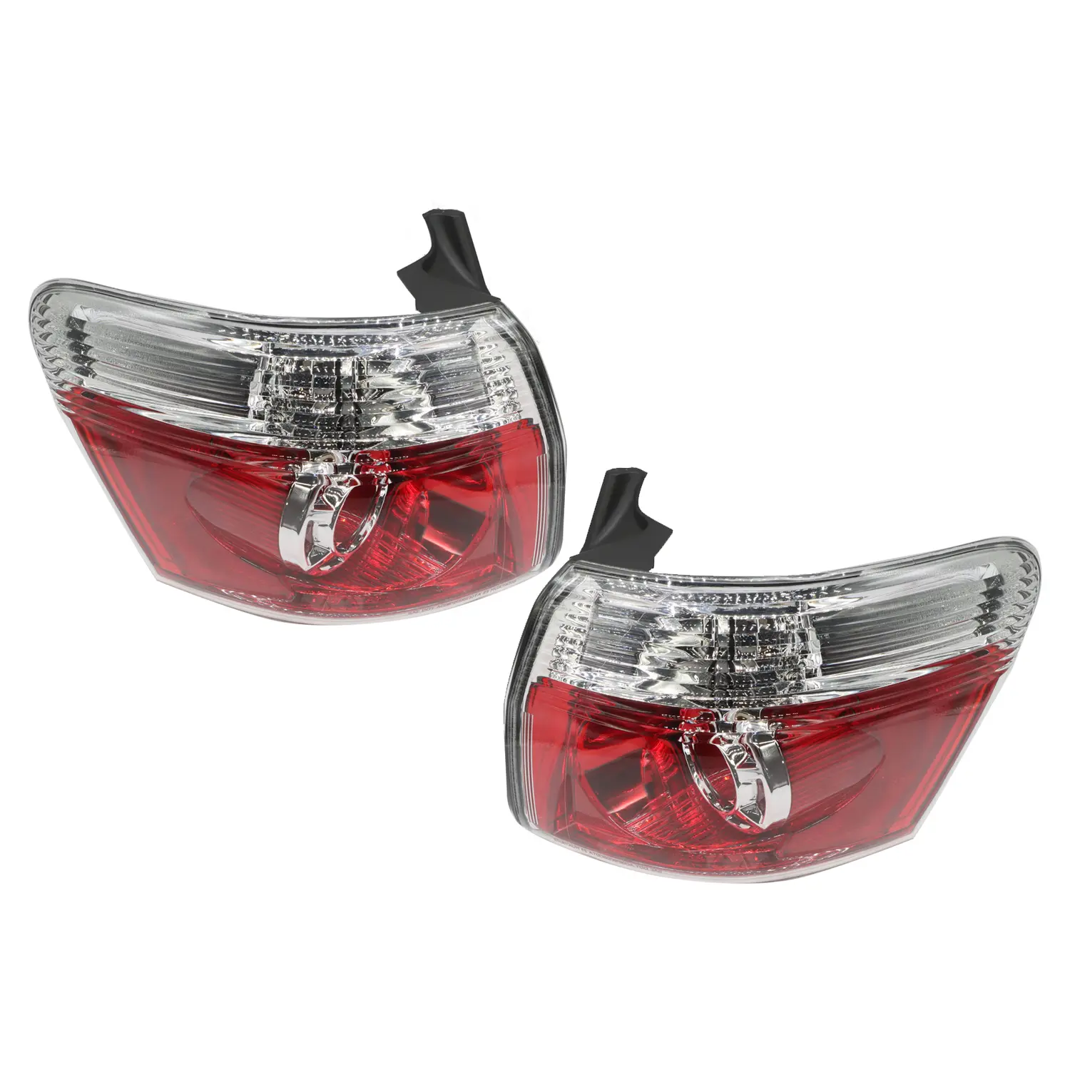 Nakkaa Tail Light Assembly w/Bulbs, Fit for 2007-2012 Acadia & 2007-2012 GMC Acadia Denali SL SLE SLT, Driver & Passenger Side Rear Brake & Indicator Lights, Driver Side Led Tail Light For Gmc Acadia 2007-2012 Denali Sl Sle Slt W/ Bulb(S)