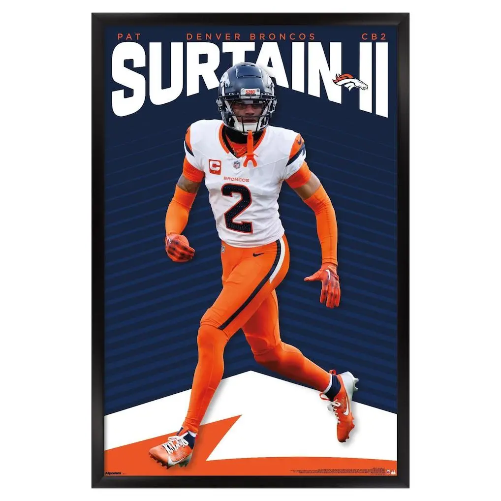 Denver Broncos Pat Surtain II Player Poster