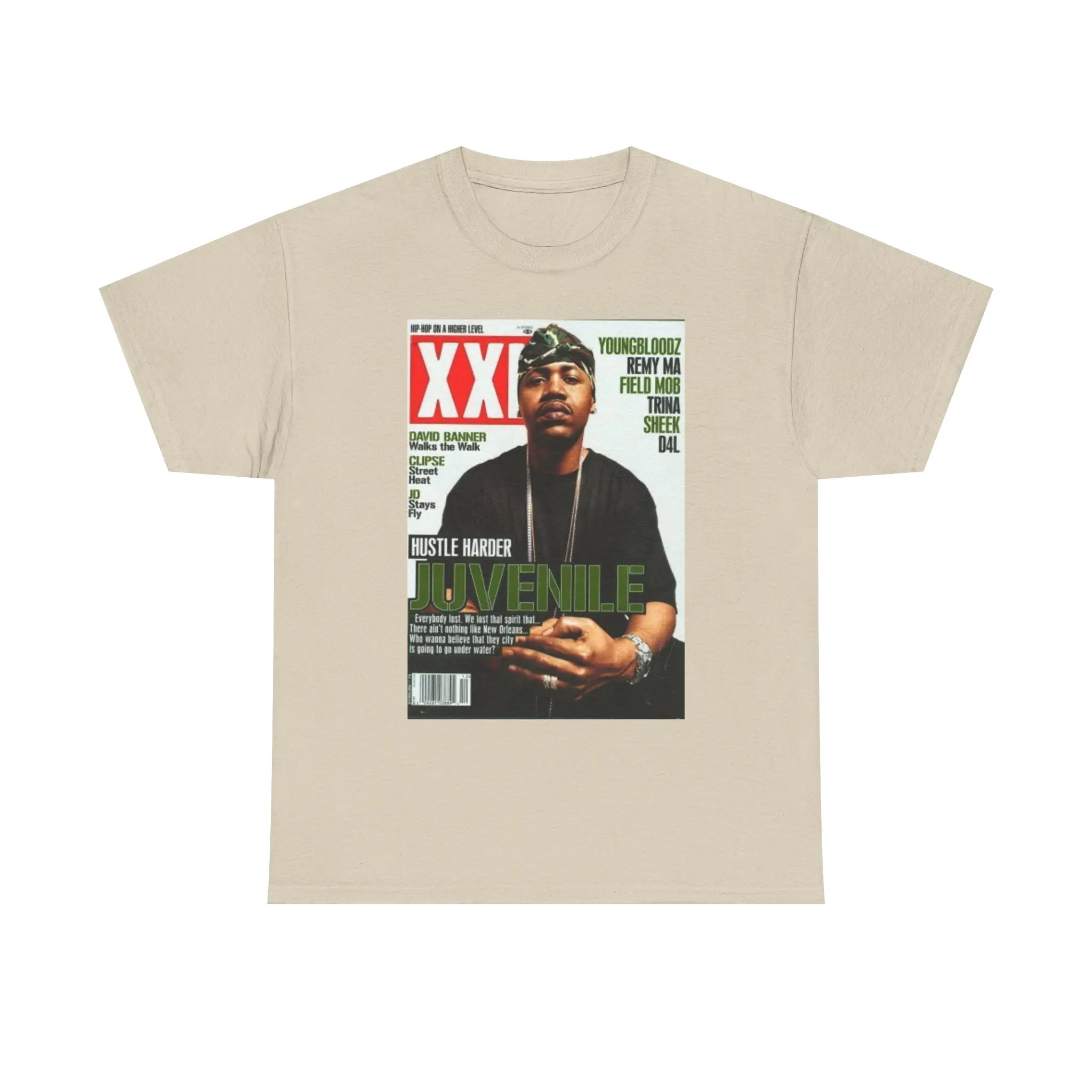 Hip Hop Graphic Tee, Juvenile Back That Azz Up Unisex Heavy Cotton T-Shirt, NOLA XXL Shirt, Music Fan Gift, Urban Streetwear, Concert Tee