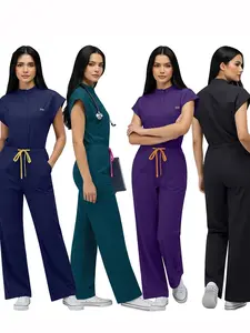 Nurse Scrubs Uniforms Hospital Nursing Workwear Overalls Doctor Nurse Accessories Work Wear Dentist Jumpsuit Women