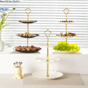 Elegant Luxury Cake Stand & Dessert Display Tray - Premium Cupcake Serving Tower for Weddings, Birthday Parties & Afternoon Tea