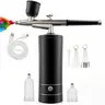 Airbrush Kit Air Brush Kit With Air Compressor Nail Charms Wireless Air Brush for Barber, Nail Art, Makeup, Model Painting