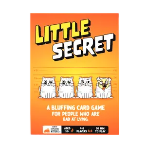 Little Secret by Exploding Kittens - A Bluffing Card Game - Ages 10+ - 4 to 8 players - Family & Party Game