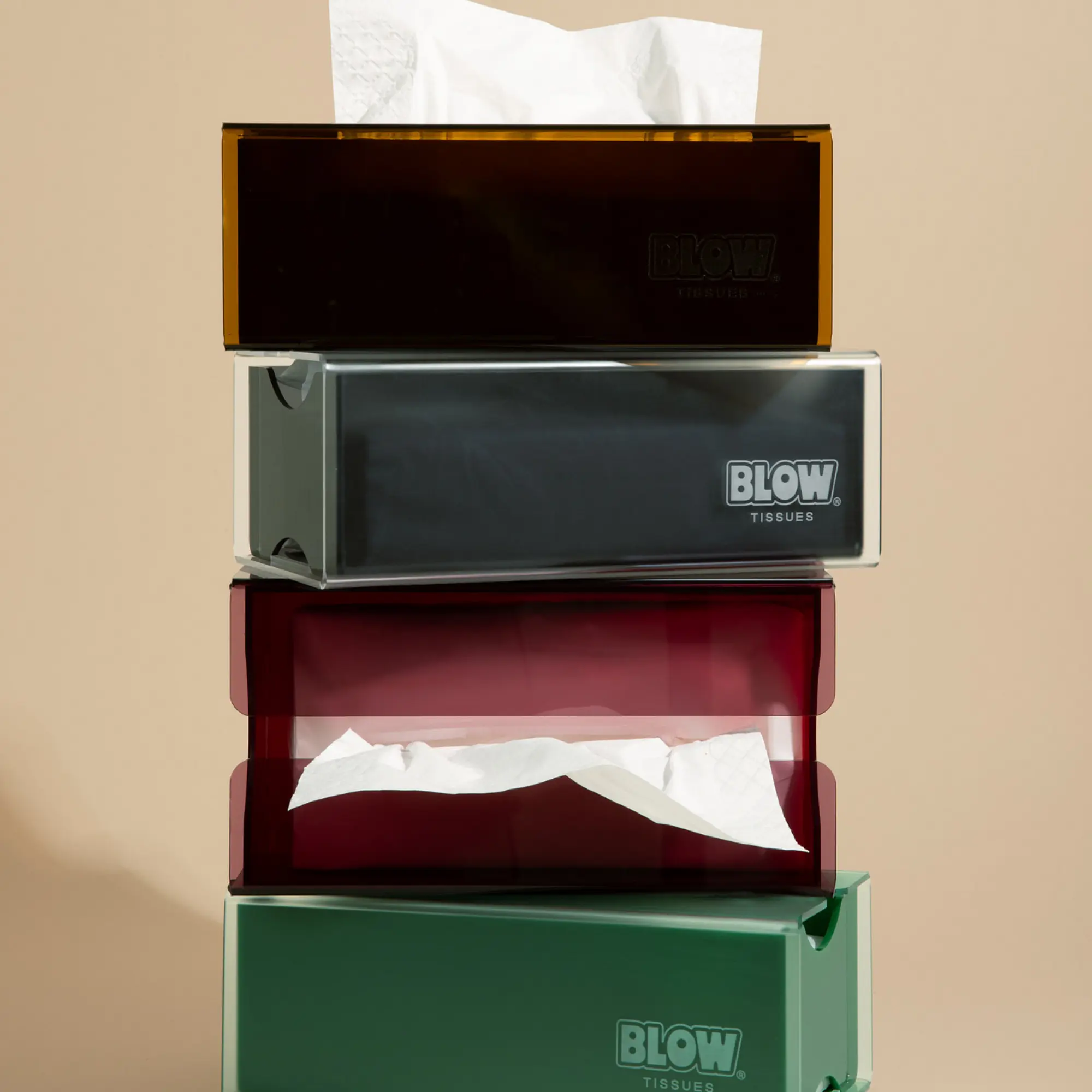 Blow Kit: Refillable Tissue Box + 2 Tissue Packs