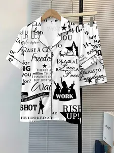 Women's Hamilton Musical Sleepwear Set, Shorts Pajama Set, Comfortable Night Home Wear, Fashion Soft Fabric, Casual Daily Wear, Short Sleeve Fitted Design