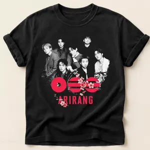 World Tour Arirang Photos Y2K Graphic Tee, Kpop Arirang 2026 Youth Shirt, Arirang Kpop Music Concert T-Shirt for Men, Women and Kids