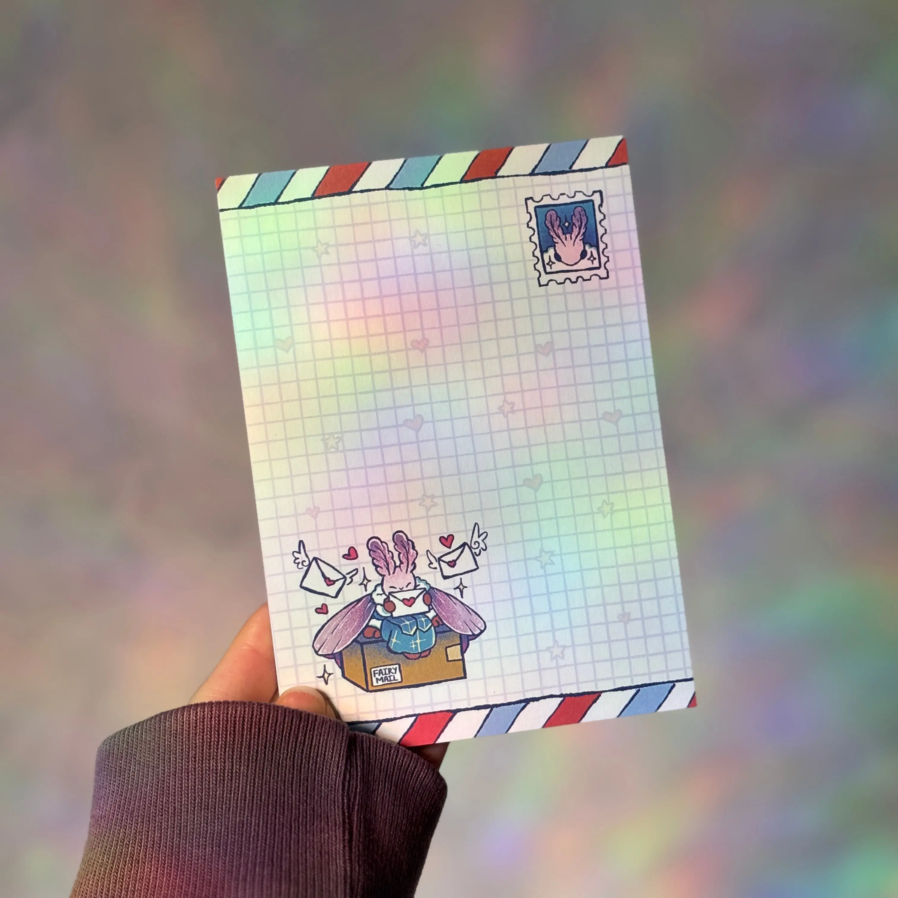 Enchanted Mail Notepad - Memo Pad - 50 Sheets