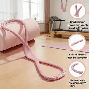 8-Shape Resistance Band for Arm Back Shoulder Upper Body Workout, Home Gym Yoga Fitness Equipment for Men Women