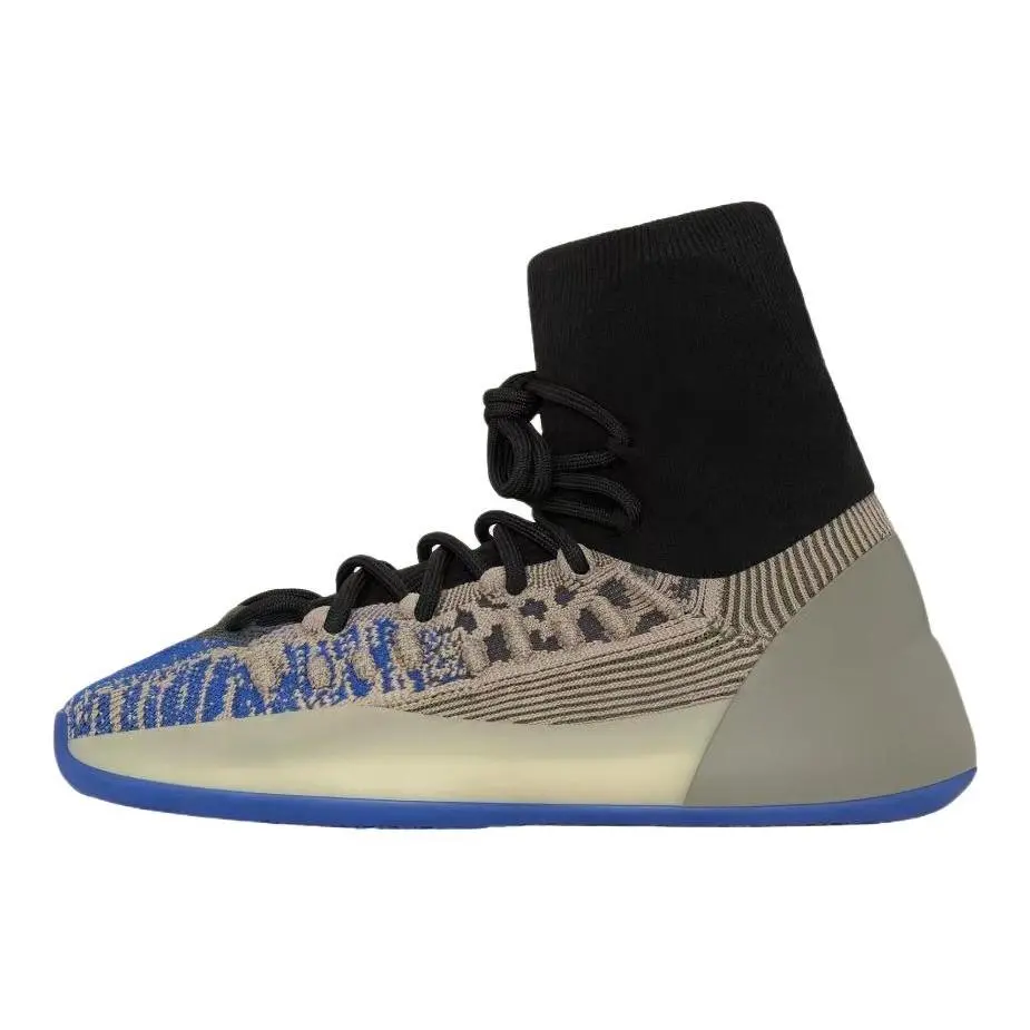 Adidas Yeezy Basketball Knit Slate Azure' Cushioned High Top Shoes Unisex HP5613