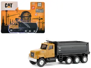 CAT Caterpillar CT681 Dump Truck Yellow 1/87 (HO) Scale Diecast Model by Diecast Masters