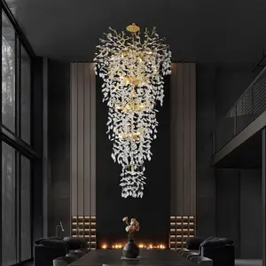 Light Crystal Dimmable LED Tiered Chandelier - Elegant Design for Modern Interiors